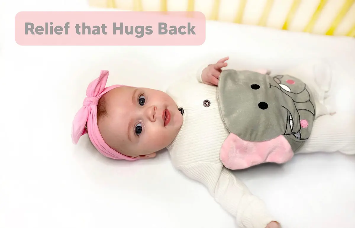 Bebon Baby Colic Gas and Upset Stomach Relief Belly Hugger 15.5 to 22 Inch | Gentle Compression & Soothing Heat for Newborns - view 3