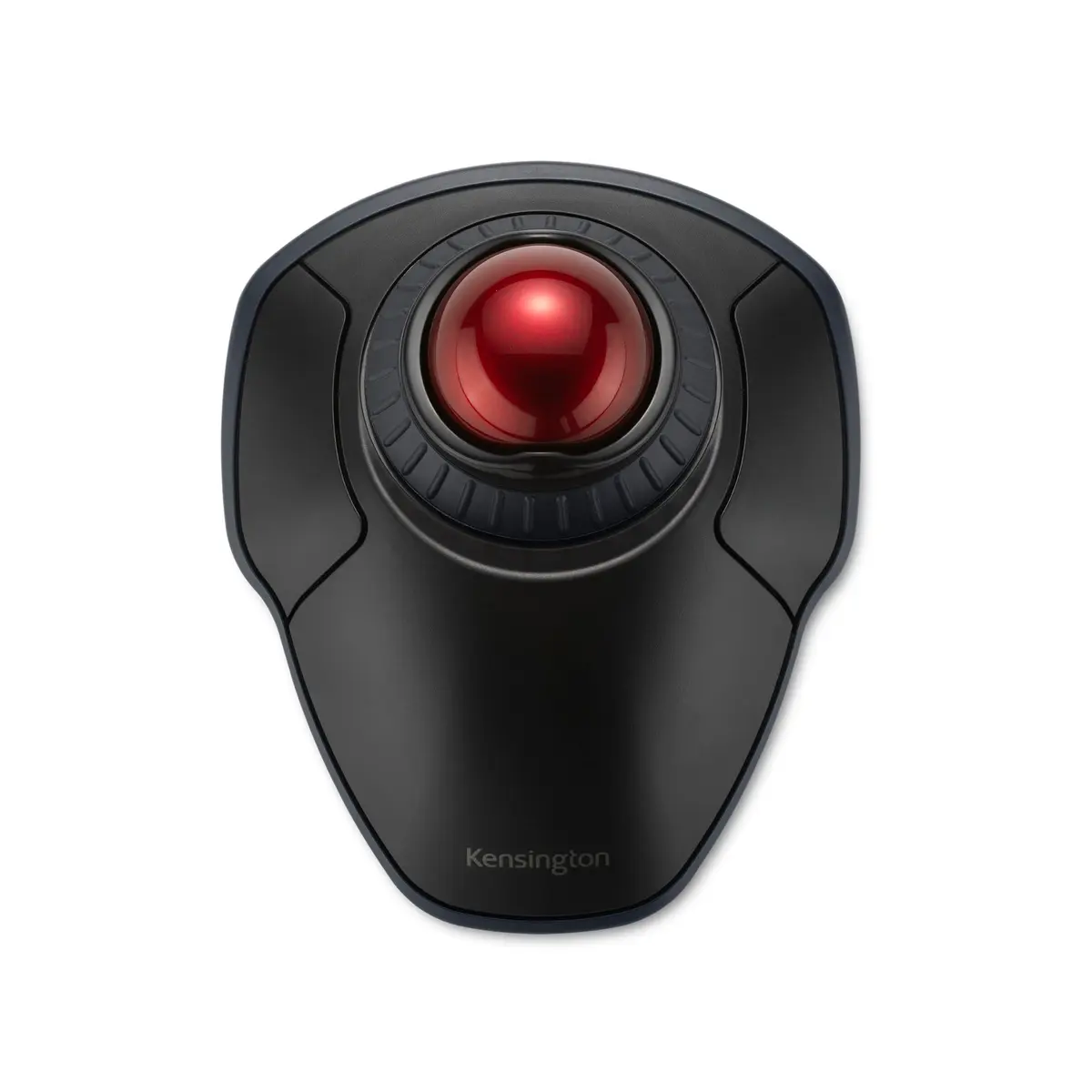 Kensington Orbit Wireless Trackball with Scroll Ring - Black-Red (K70990WW) | 18.8cm x 14.2cm x 8.9cm - main product image