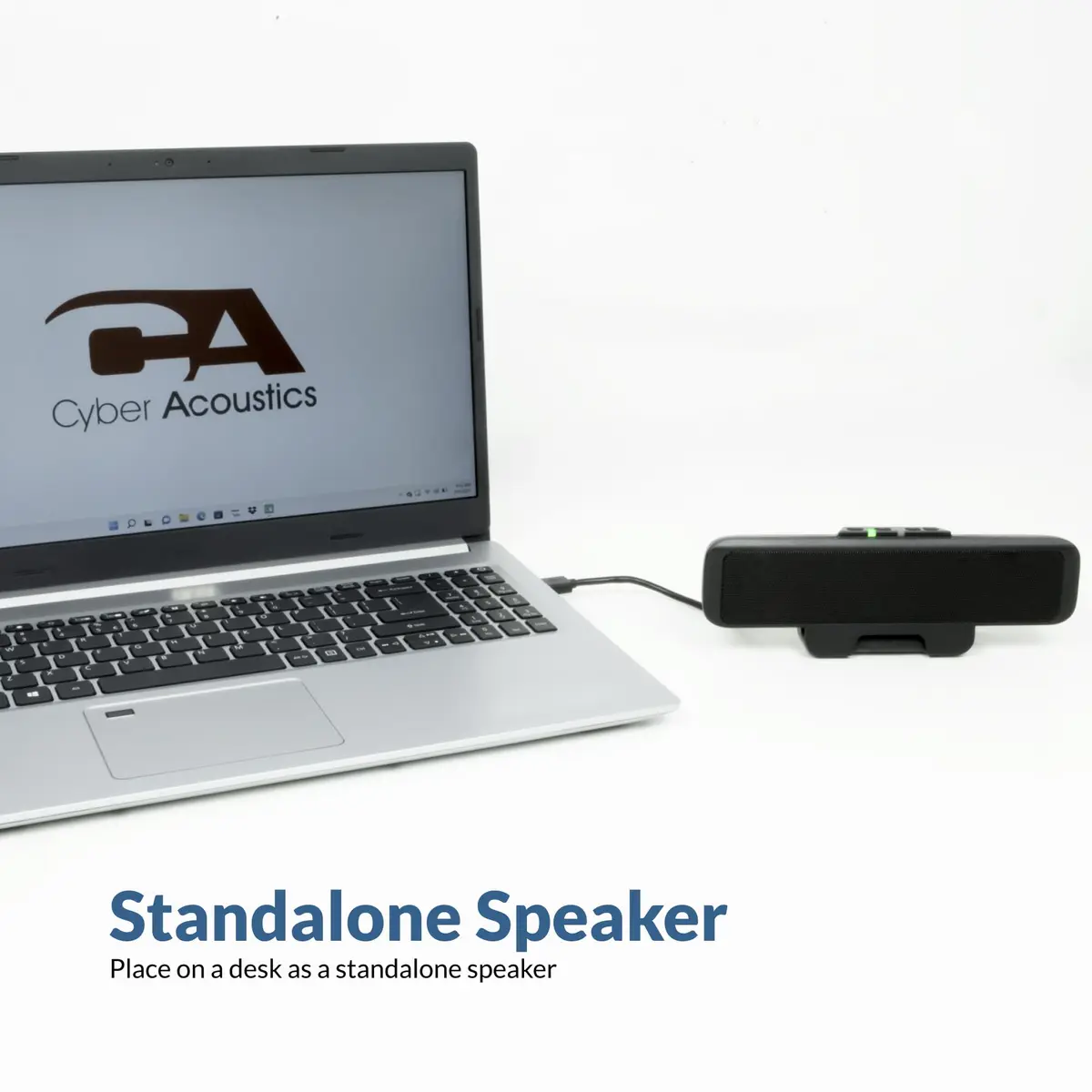 Cyber Acoustics CA-2890 USB Speaker Bar 10W | Clip-On Monitor Mount Design - view 4