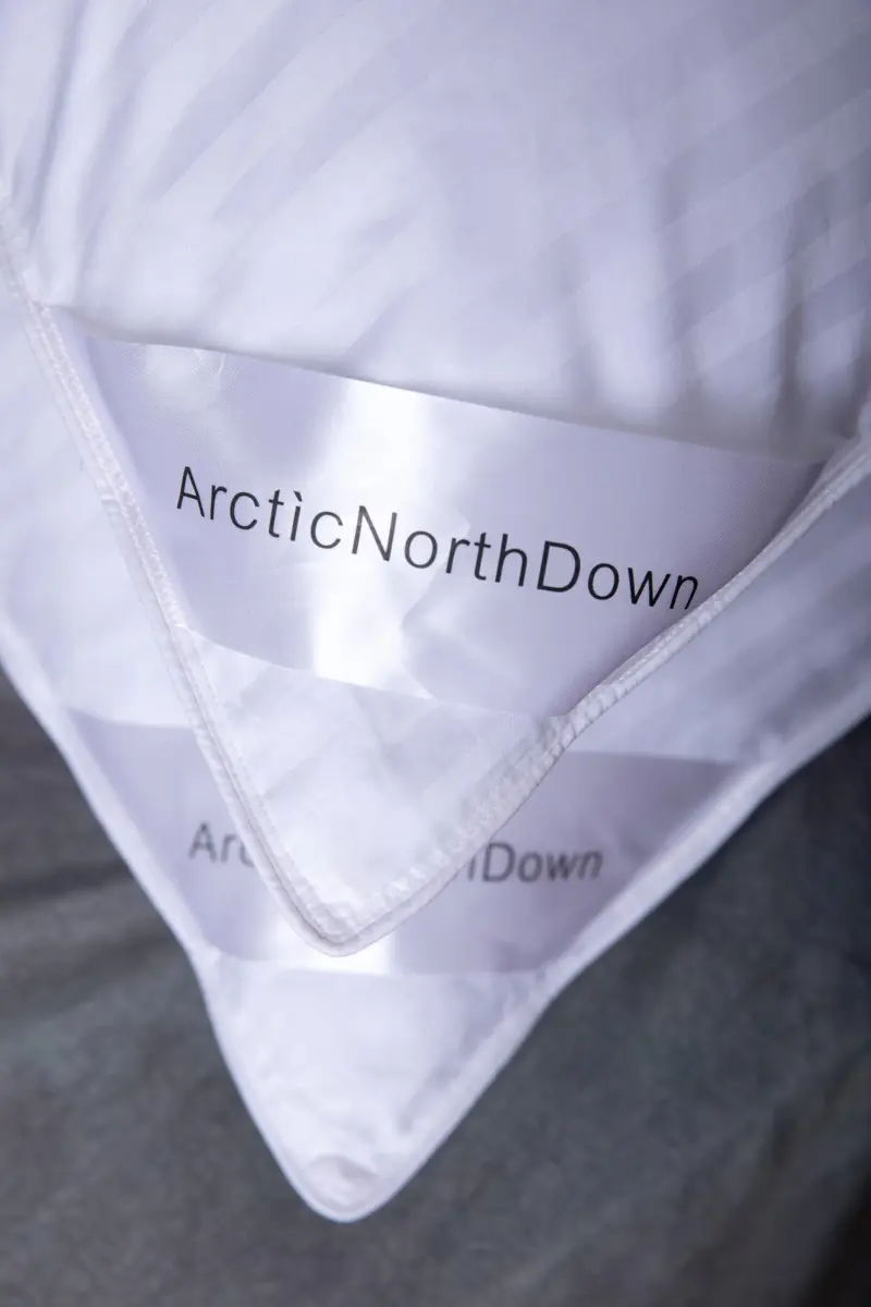 ArcticNorthDown Queen Size Goose Down Feather Pillow 51x76 cm (20x30 inches) | Hotel Collection for All Sleepers - view 4