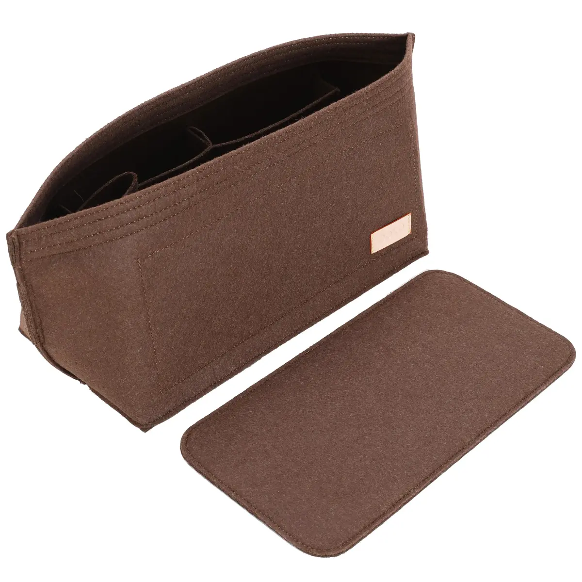 Doxo Purse Organizer Insert for Handbags & Base Shaper 2pc Set, Felt Speedy 30 Neverfull MM Organizer Insert 30cm (11.8") | Keeps Bags Structured - main product image