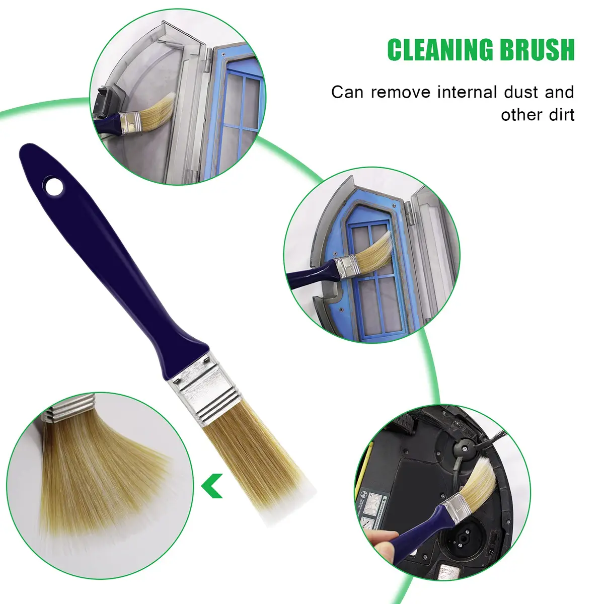 Midukit Robot Vacuum Cleaning Kit 7-Piece Set | Essential Tools for Robot & Dyson Vacuum Maintenance - view 3