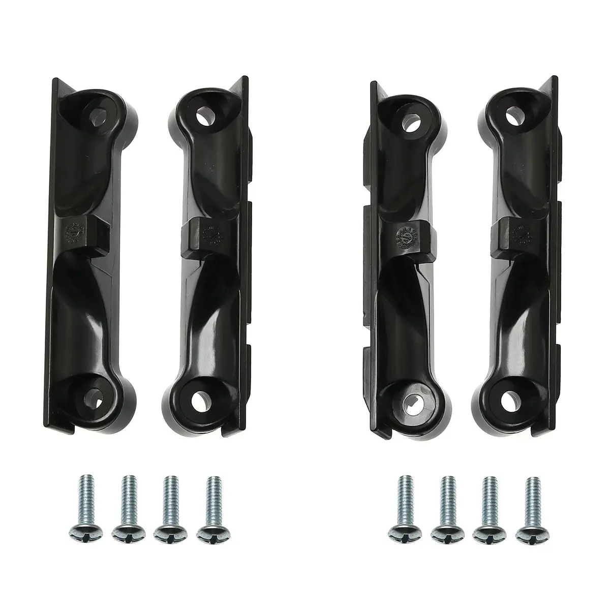 RLECS Black CPU Fan Support Bracket Clips for AM4 | Durable Plastic Mounting Support - main product image