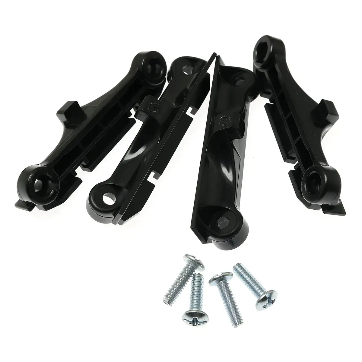 RLECS Black CPU Fan Support Bracket Clips for AM4 | Durable Plastic Mounting Support - view 5