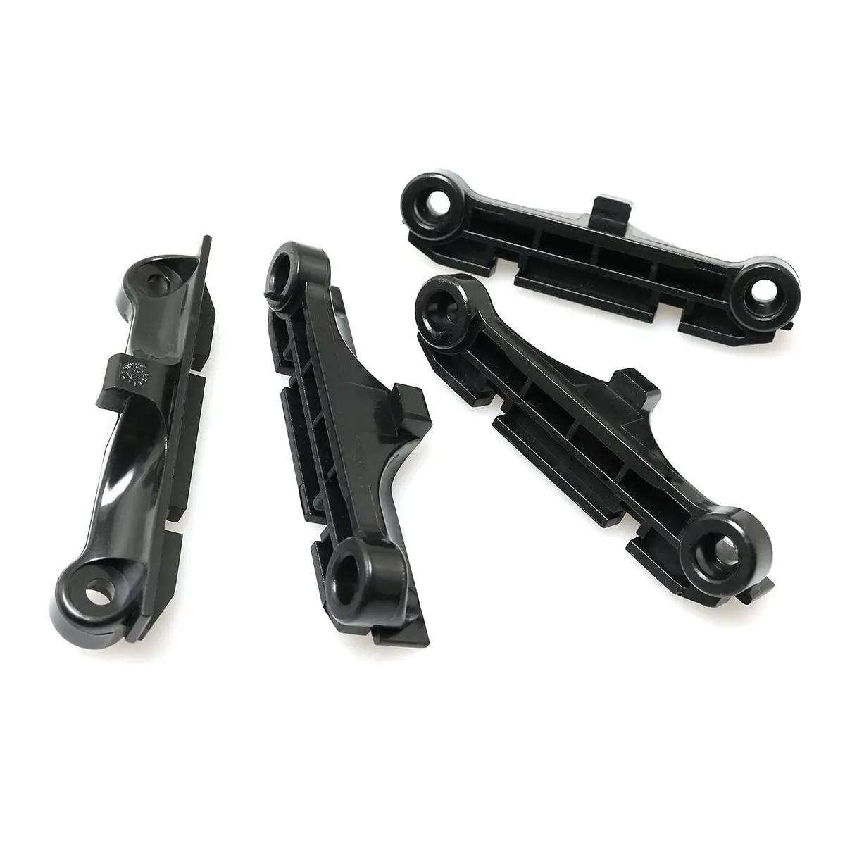 RLECS Black CPU Fan Support Bracket Clips for AM4 | Durable Plastic Mounting Support - view 2