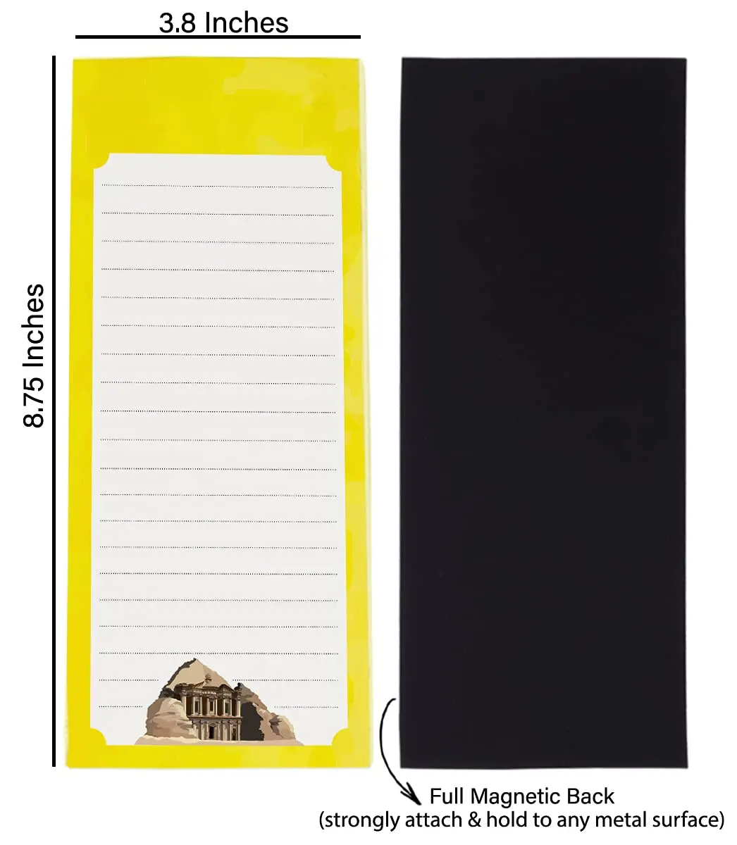 Inkdotpot Magnetic Fridge To-Do List Notepads 3-Pack | 21.9 cm x 9.7 cm (8.75" x 3.8") - view 5
