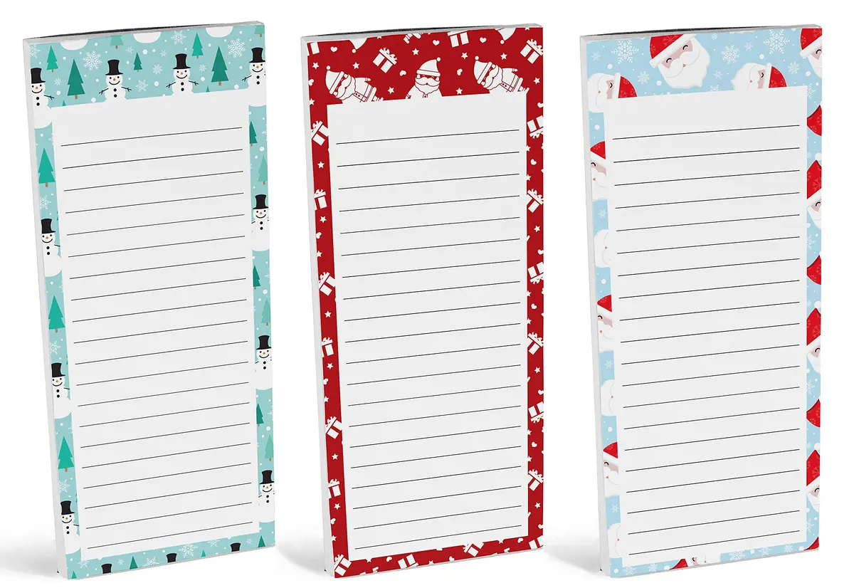 Inkdotpot Magnetic Fridge To-Do List Notepads 3-Pack | 22.2cm x 9.7cm (8.75" x 3.8") - view 2