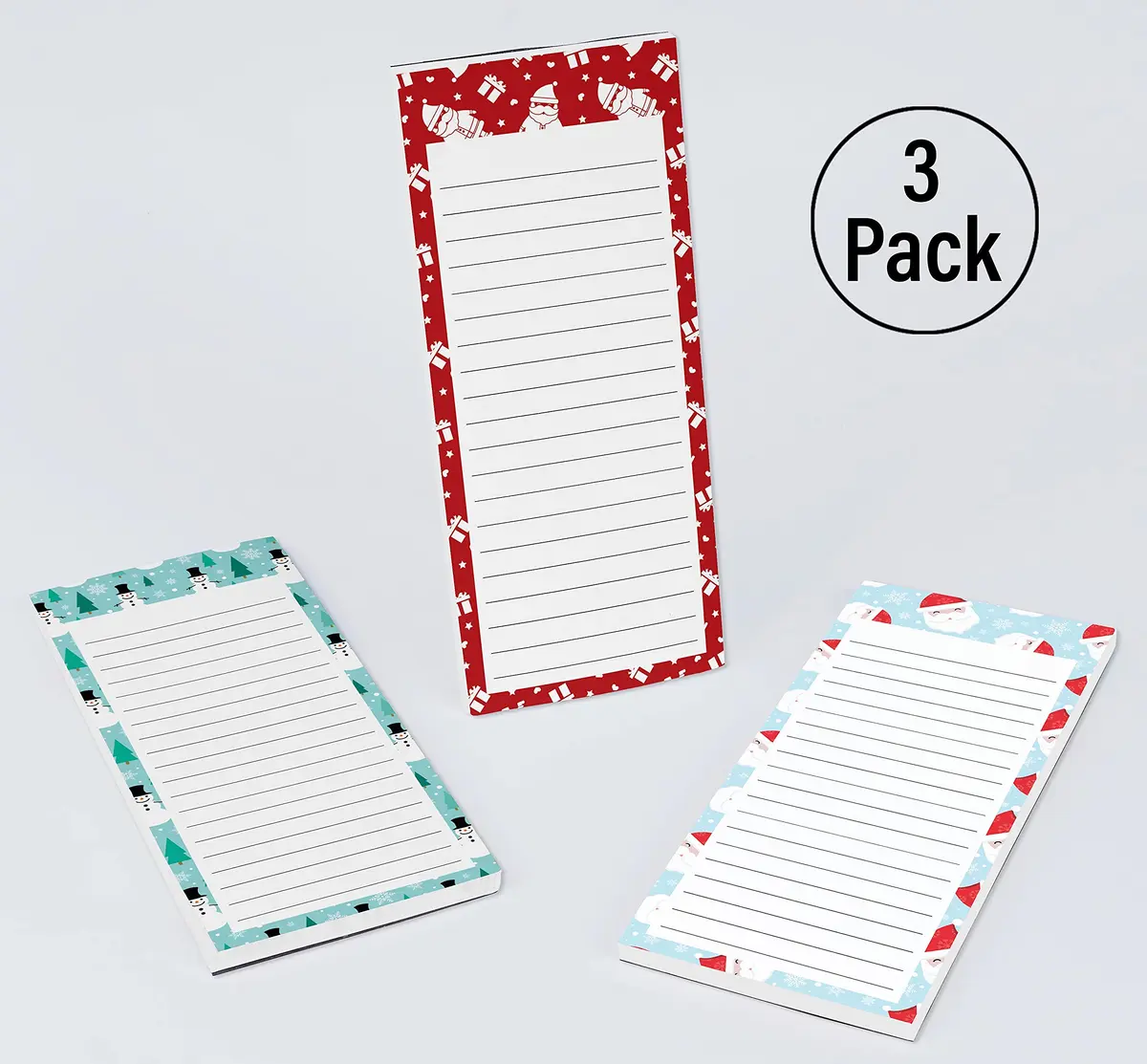 Inkdotpot Magnetic Fridge To-Do List Notepads 3-Pack | 22.2cm x 9.7cm (8.75" x 3.8") - view 4