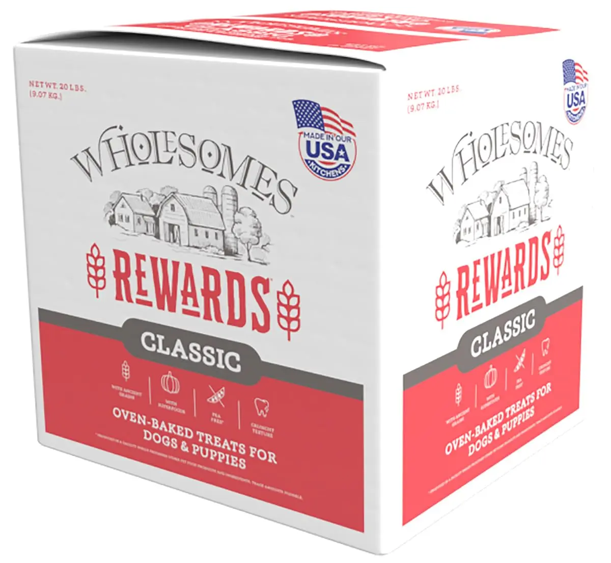 Wholesomes Rewards Puppy Original 20 lb | Protein-Rich Dog Treats with Calcium Support - main product image