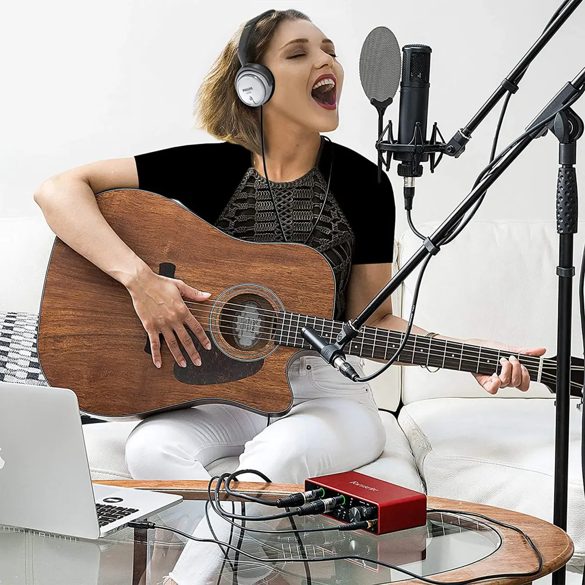 PHILIPS SHP2500 Over-Ear Wired Stereo Headphones 2m Cable | Studio Monitoring & Recording Headset with 6.3mm Adapter - view 2