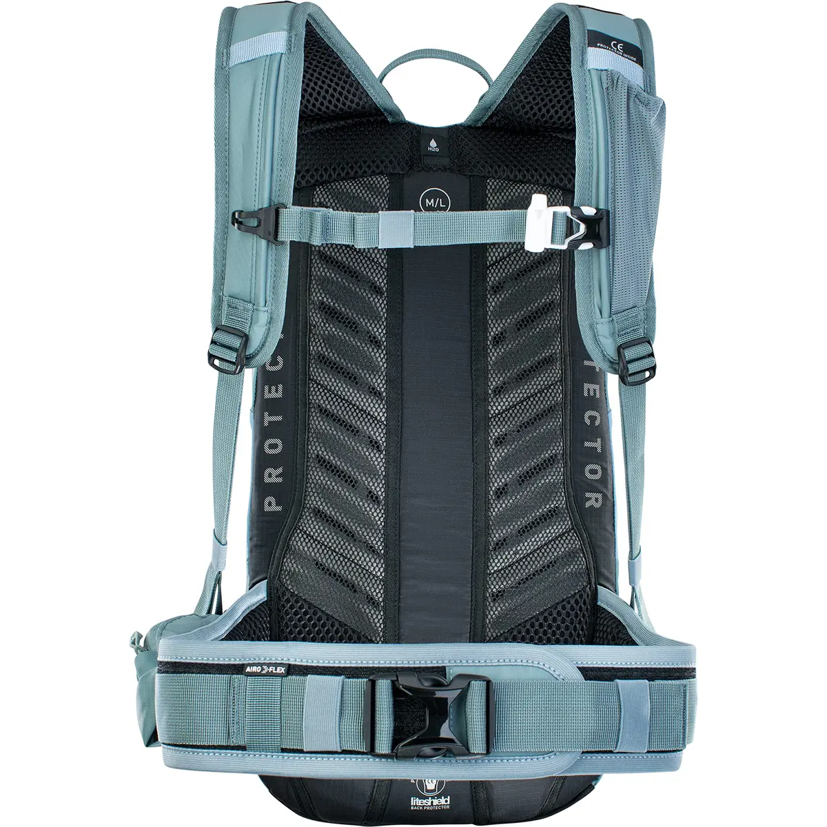 EVOC FR Lite Race Protector Backpack 10L | Lightweight Enduro Gear with LITESHIELD Back Protector - view 2