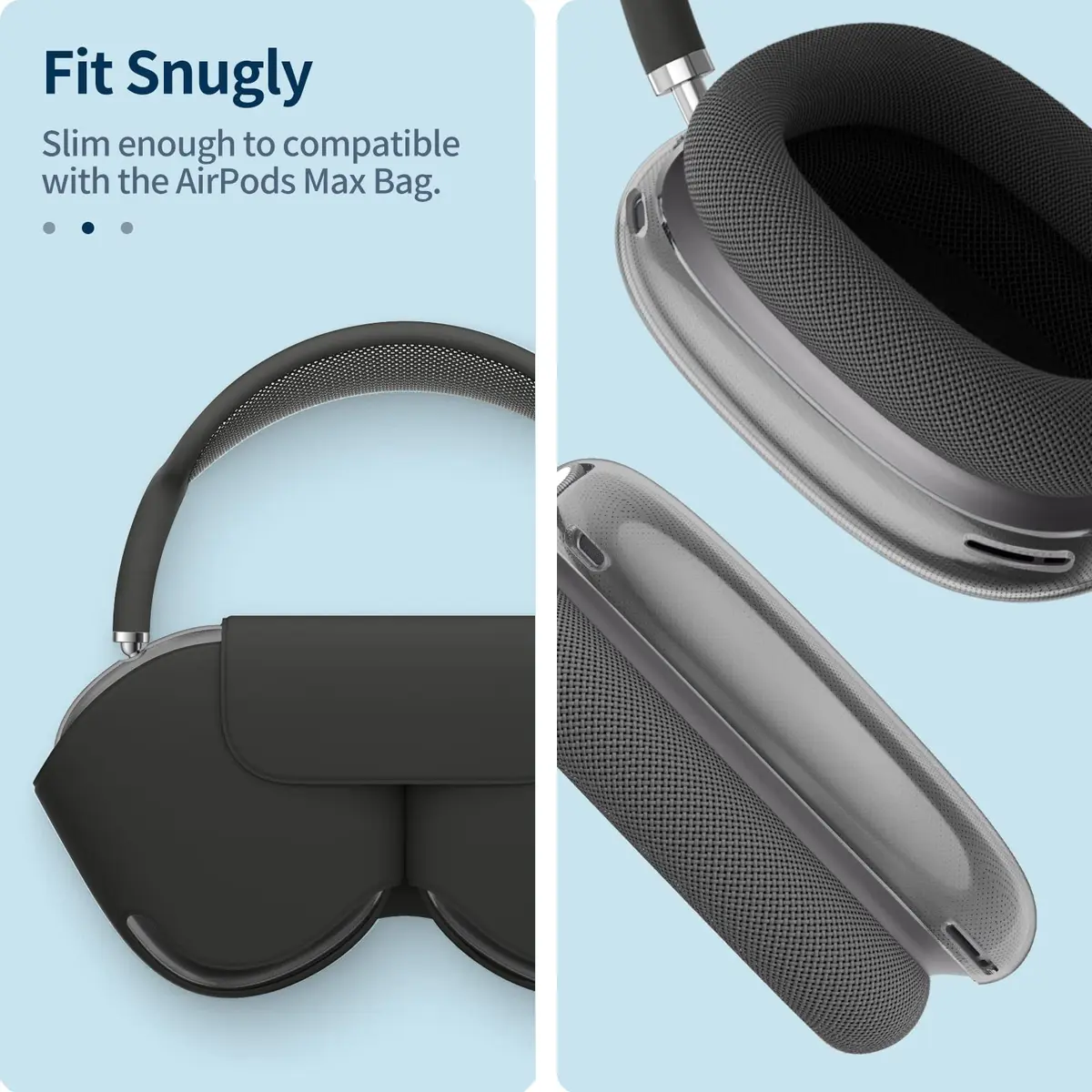 FINTIE Clear Case for AirPods Max 2 (2026) & AirPods Max 1 (2024/2020) | Transparent Protective Cover - view 6
