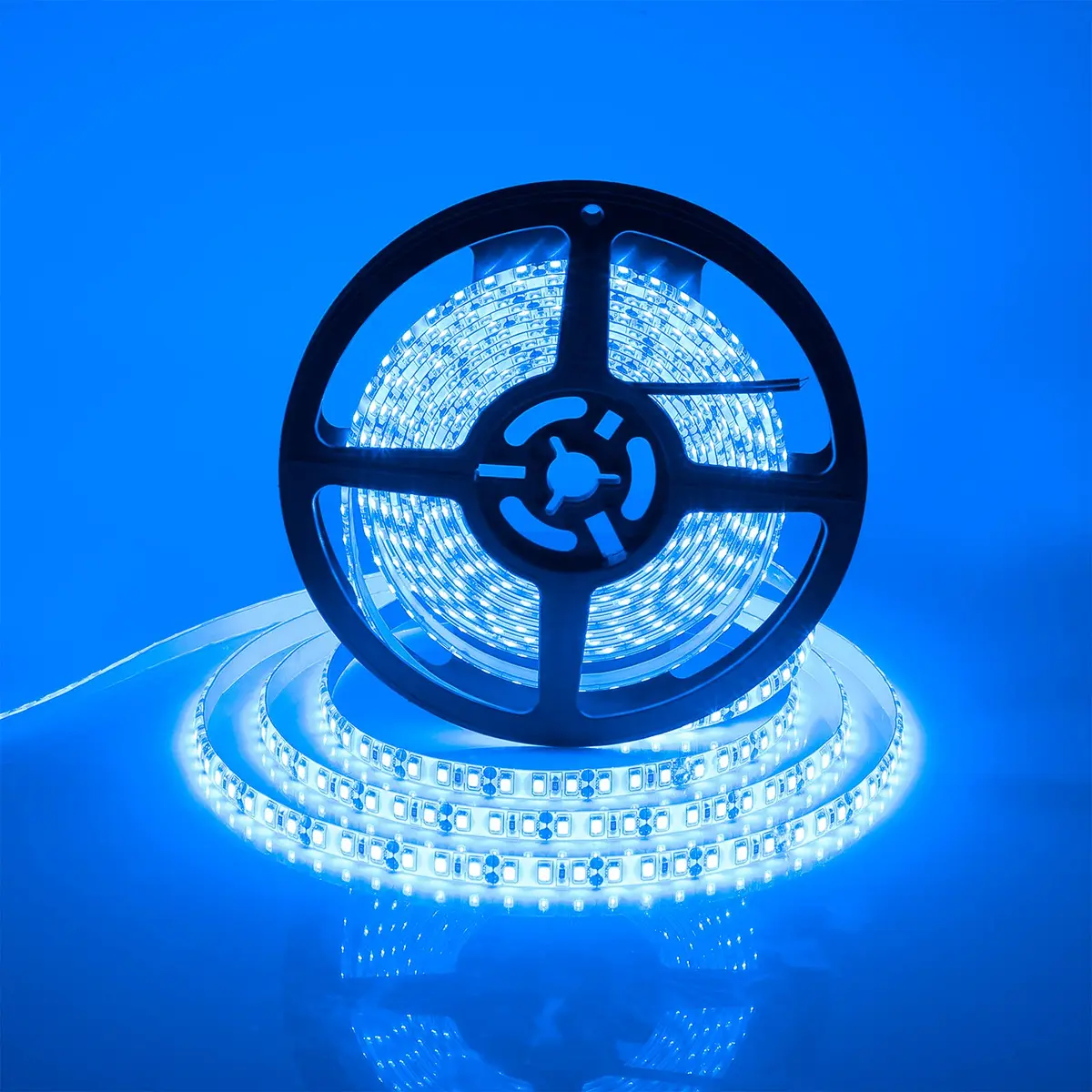 SUPERNIGHT 16.4ft Blue Waterproof LED Strip Light | 600 LEDs, 12V, IP65 - view 2