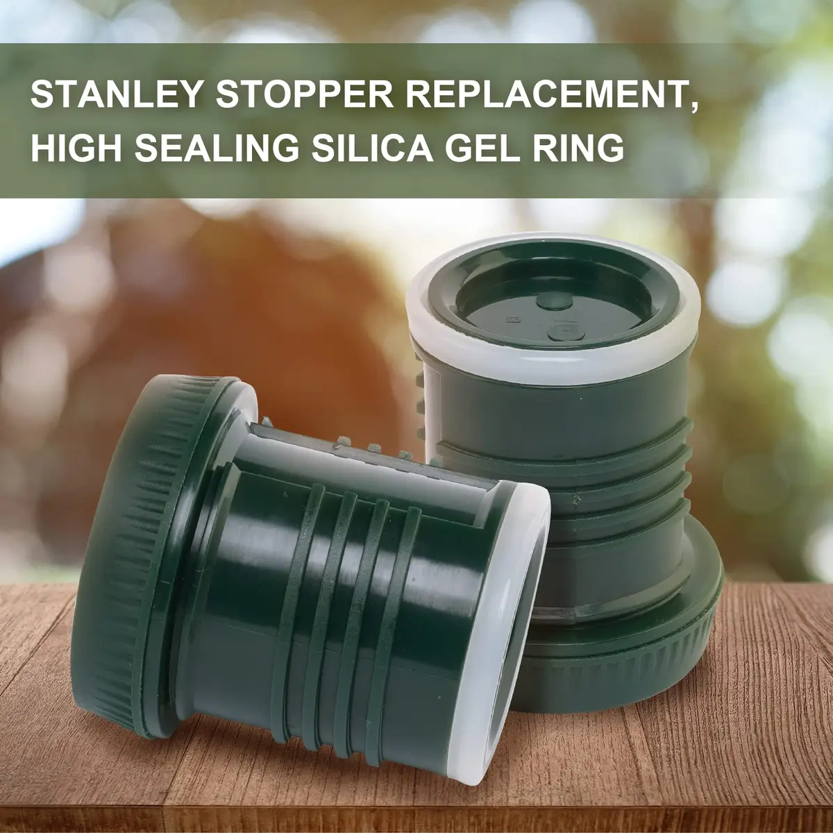 ChangTa Thermo Stopper for Stanley Wide Mouth Bottles | Leak-Proof Silicone Seal, BPA-Free, Easy Screw-On Fit (2.24 x 2.5 in) - view 2