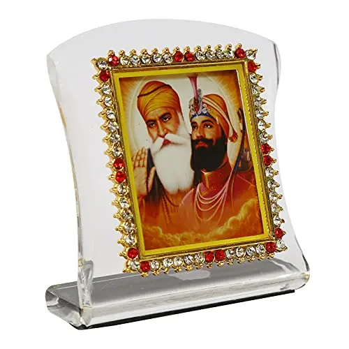 BISMAADH Religious Idol Acrylic Showpiece Figurine 8cm (3.15in) | Handmade for Car Dashboard, Home & Office Décor - view 2