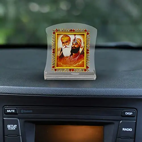 BISMAADH Religious Idol Acrylic Showpiece Figurine 8cm (3.15in) | Handmade for Car Dashboard, Home & Office Décor - view 3