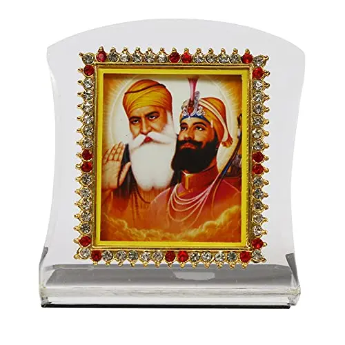 BISMAADH Religious Idol Acrylic Showpiece Figurine 8cm (3.15in) | Handmade for Car Dashboard, Home & Office Décor - view 4