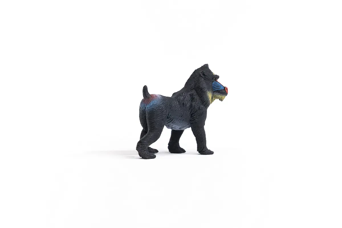 Schleich Mandrill Monkey Figurine 7cm (2.7in) | Realistic Wild Life Toy for Kids Ages 3+ - view 5