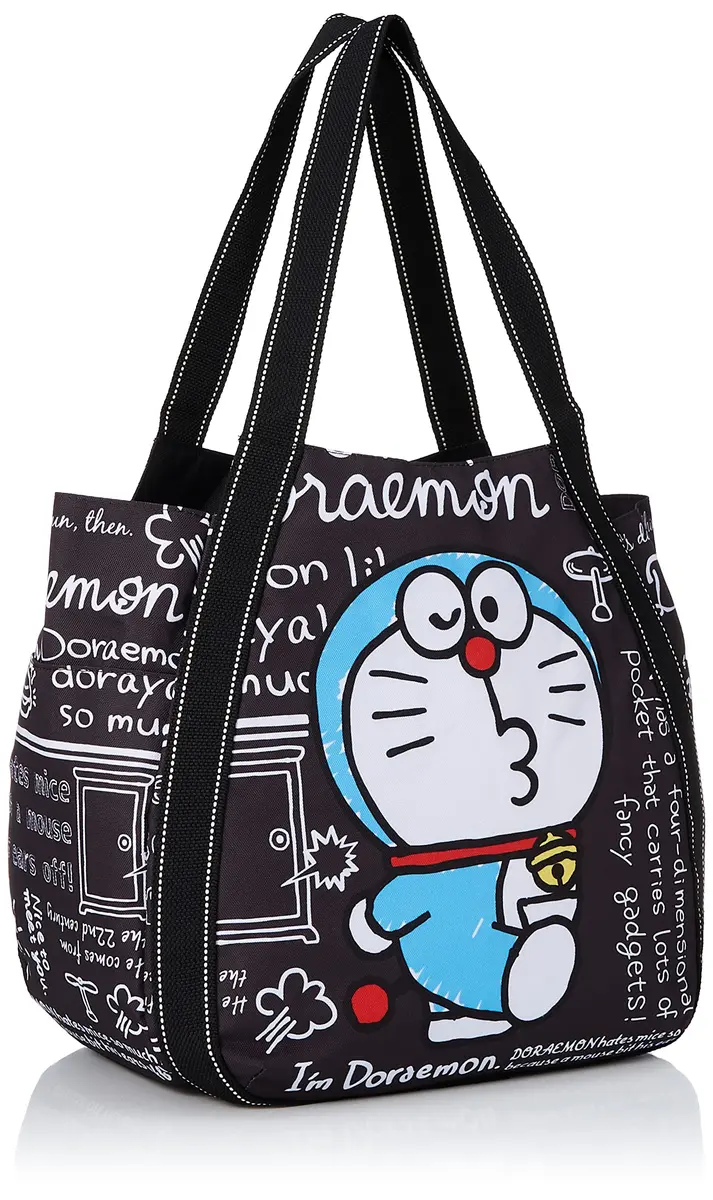I'm DORAEMON Tote Bag Large Capacity | Cartoon Design with Multiple Pockets (One Size) - view 2