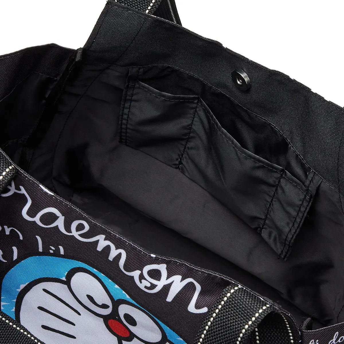 I'm DORAEMON Tote Bag Large Capacity | Cartoon Design with Multiple Pockets (One Size) - view 4