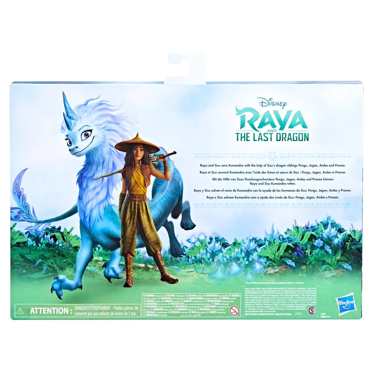 Disney Princess Raya and The Last Dragon Sisu Family Pack | 5 Dragon Toys & Raya Doll for Kids 3+ - view 3