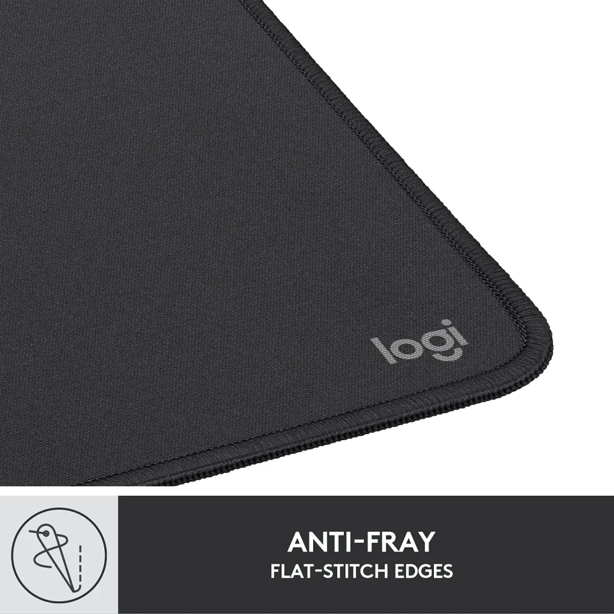 Logitech Studio Series Computer Mouse Pad - Graphite 20 x 23 cm (7.9 x 9.1 in) | Smooth Glide & Spill-Resistant - view 5