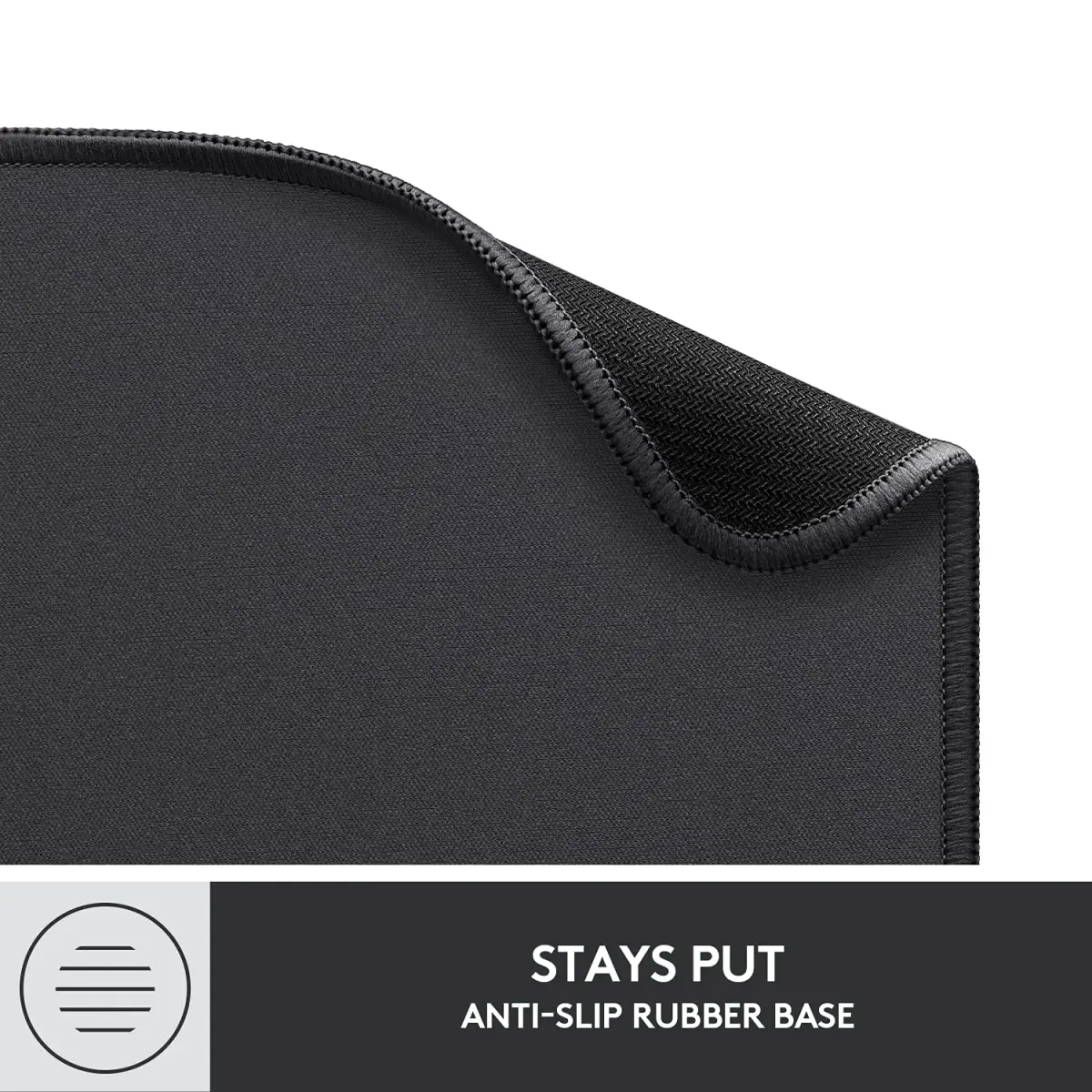 Logitech Studio Series Computer Mouse Pad - Graphite 20 x 23 cm (7.9 x 9.1 in) | Smooth Glide & Spill-Resistant - view 7