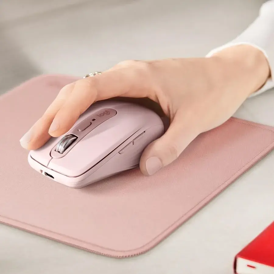 Logitech Studio Series Mouse Pad - Darker Rose, 20cm x 23cm (7.9 x 9.1 in) - view 2