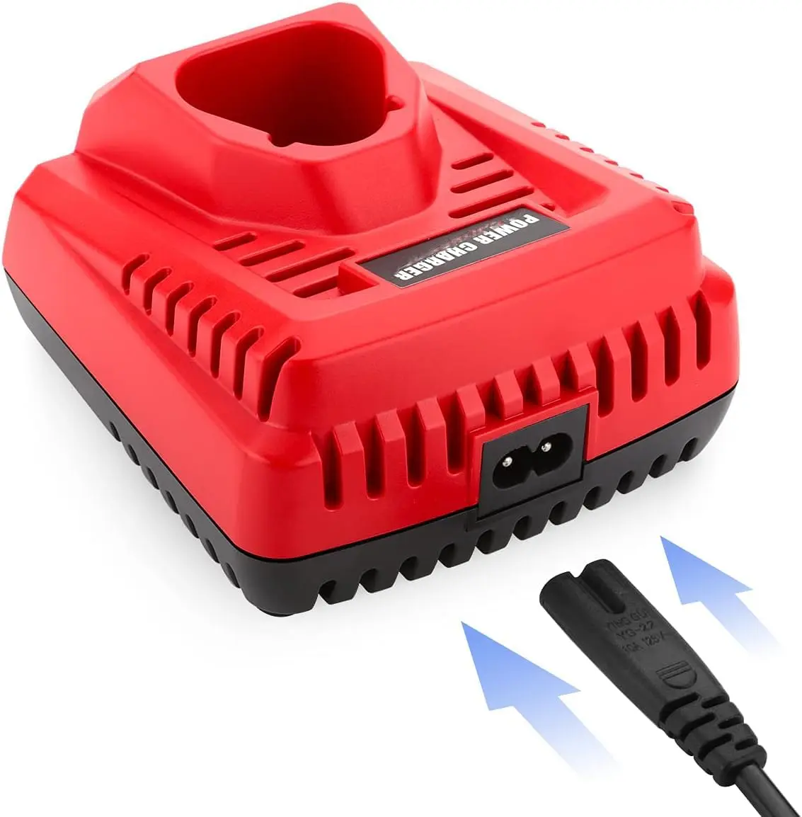 Ahomtikk 12V Single Port Rapid Battery Charger | Fast Charging for Milwaukee 12V Lithium-Ion Batteries (100-240V Input) - view 5