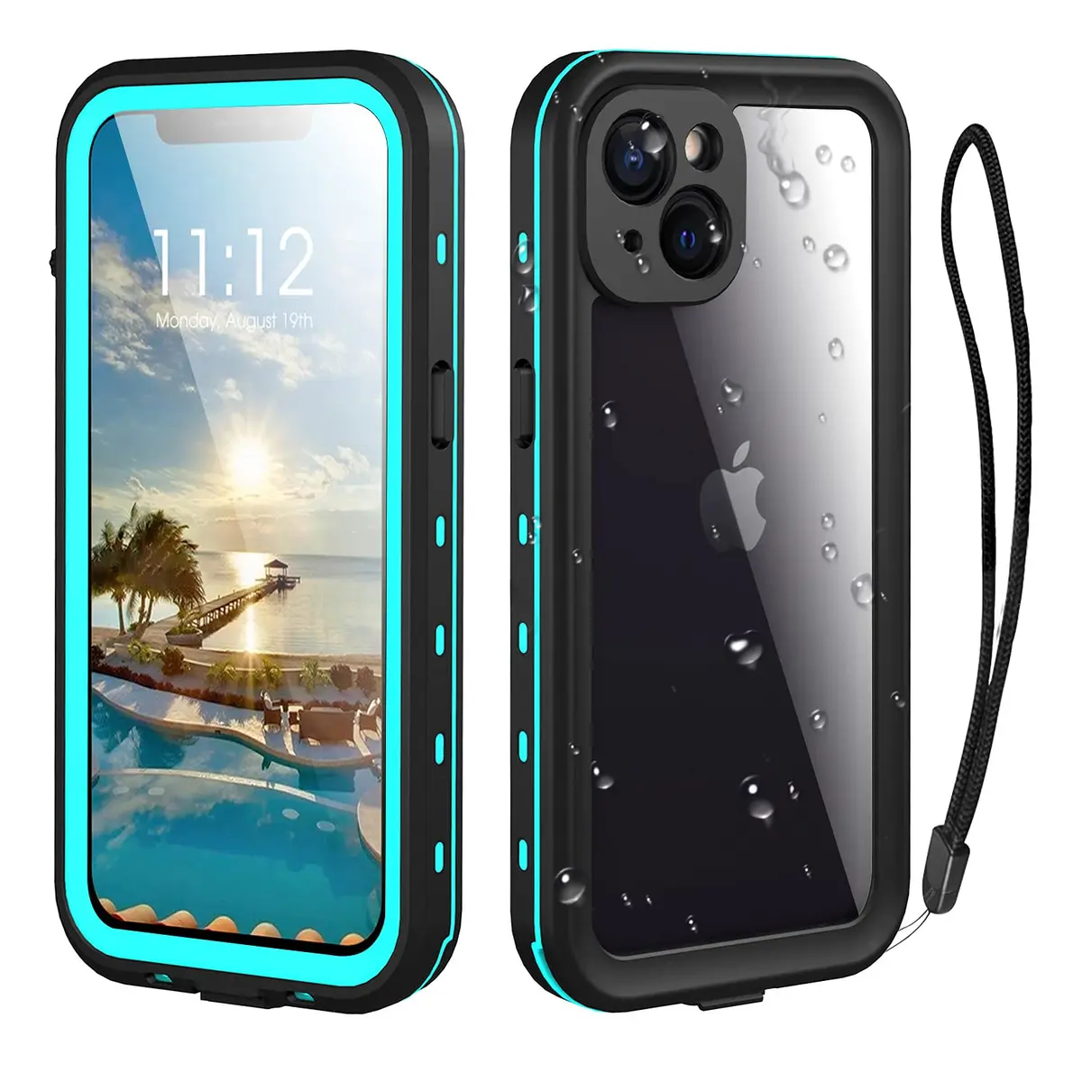 Transy Waterproof Phone Case for iPhone 13 | IP68 Shockproof Dust-Proof Full Body Cover - main product image