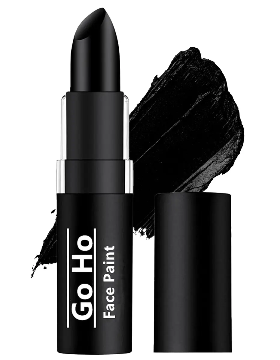 Go Ho Makeup Clown Black Cream-Blendable Stick | Face & Body Paint for SFX, Cosplay, Halloween - main product image