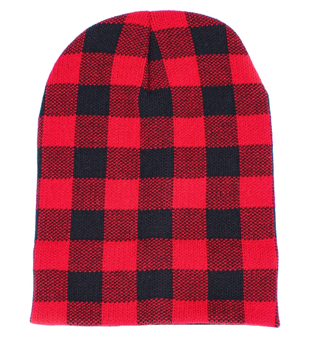KBETHOS KBW-285 BLK-RED Classic Beanie Hat | Unisex Acrylic Knit for Cold Weather - view 4