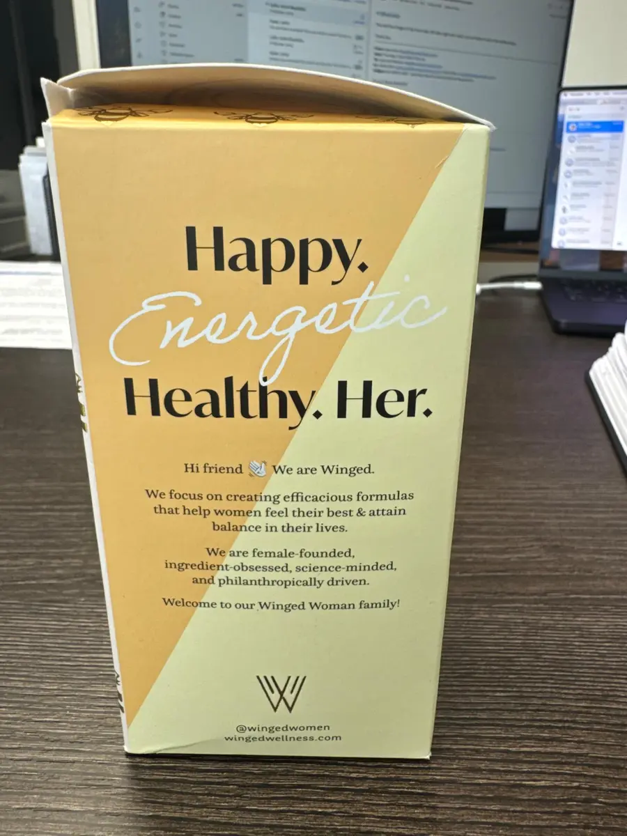 Winged Wellness Rise Up, Energy & Focus Gummies for Women, 180 Gummies | Vegan Brain & Energy Support - view 6