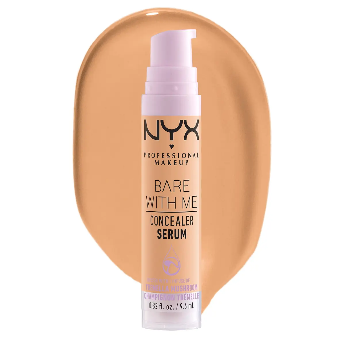 NYX PROFESSIONAL MAKEUP Bare With Me Concealer Serum Tan 9.6ml (0.32 Fl Oz) | 24Hr Hydration - main product image