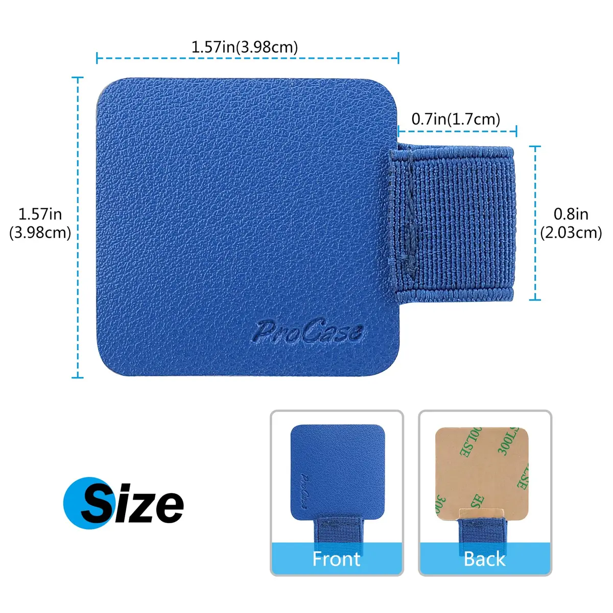 ProCase 5 Pack Pen Loop Holder for Notebooks & Tablet Case | Elastic Pen & Stylus Band Assorted Colors - view 5