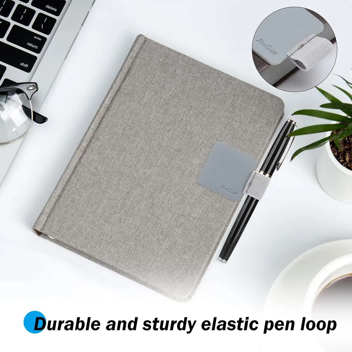ProCase 5 Pack Pen Loop Holder for Notebooks & Tablet Case | Elastic Pen & Stylus Band Assorted Colors - view 3