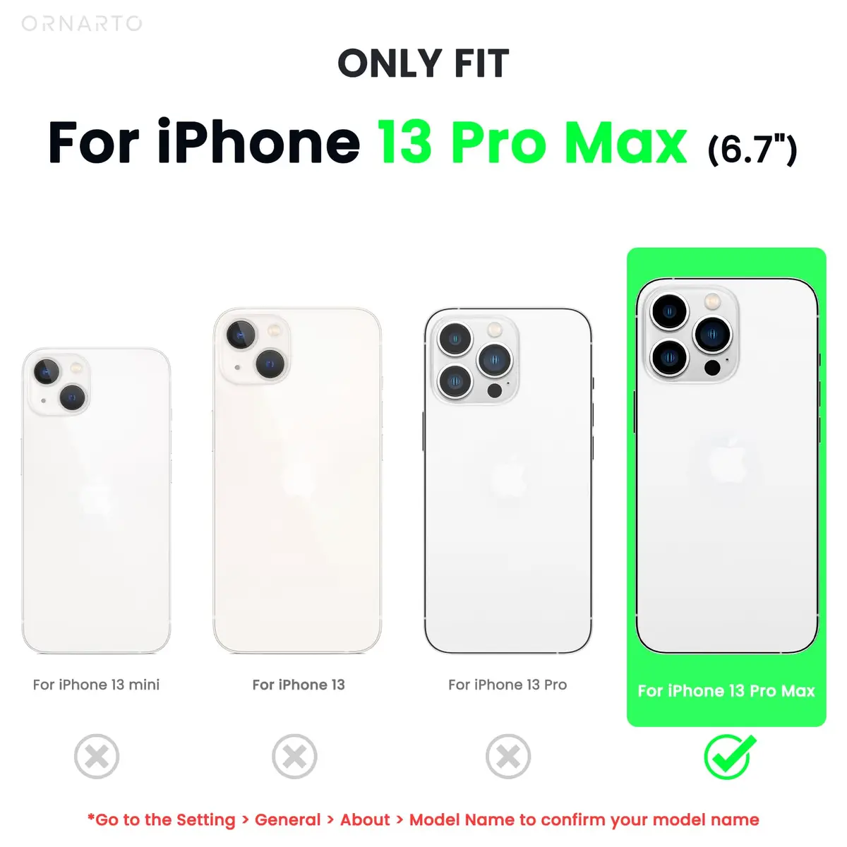 ORNARTO Compatible with iPhone 13 Pro Max Case 6.7" | Liquid Silicone, Full Cover, Pink - view 2