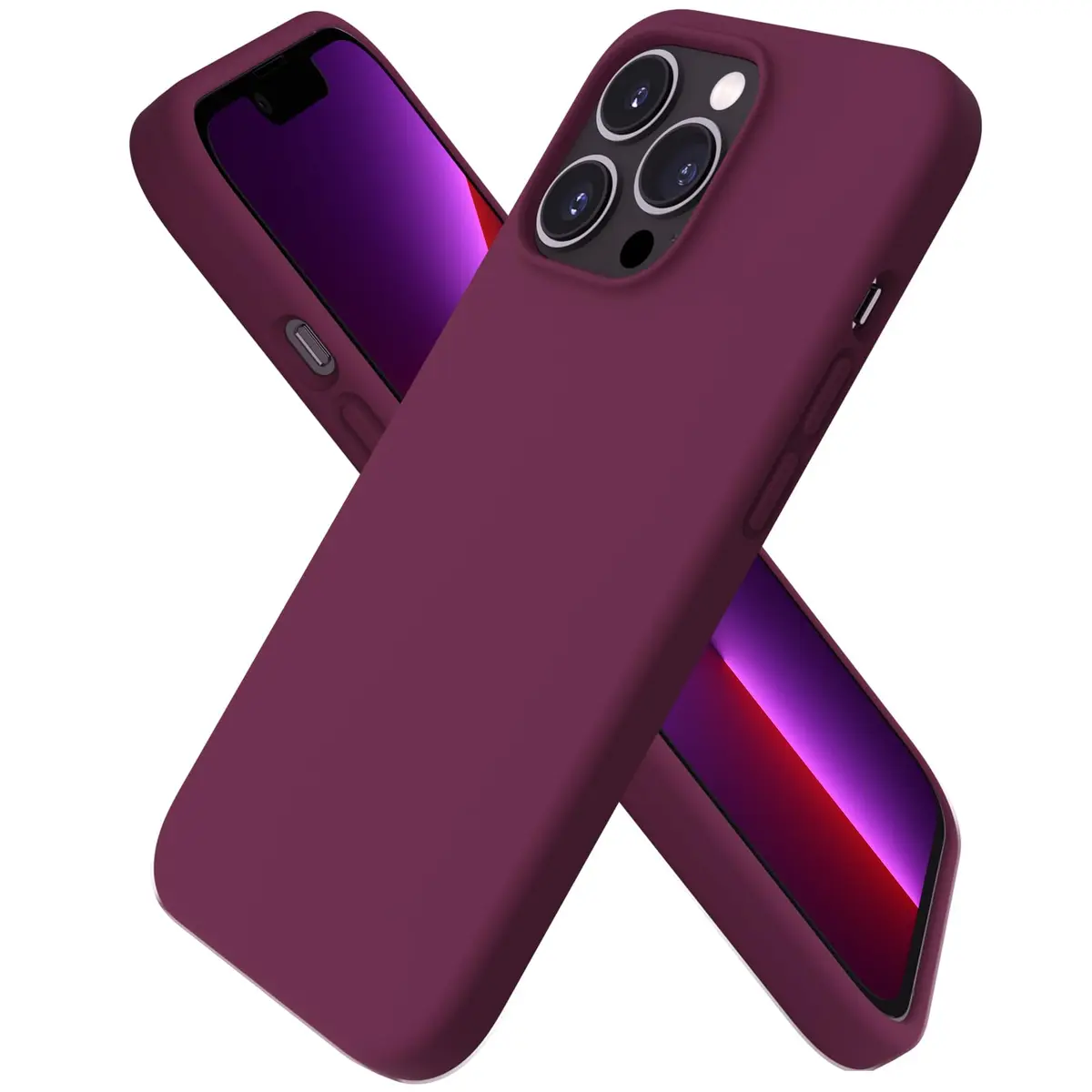 ORNARTO Liquid Silicone Case for iPhone 13 Pro 6.1-inch (15.5cm) | Smooth Touch & Reinforced Toughness - main product image
