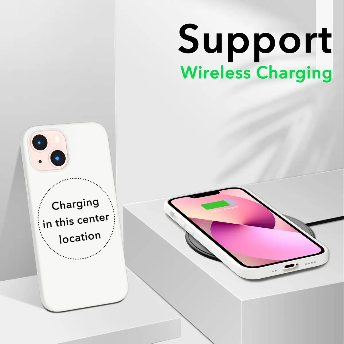ORNARTO Liquid Silicone Case for iPhone 13 Mini (5.4 inches) | SGS Drop-Tested, Microfiber Lining - view 5