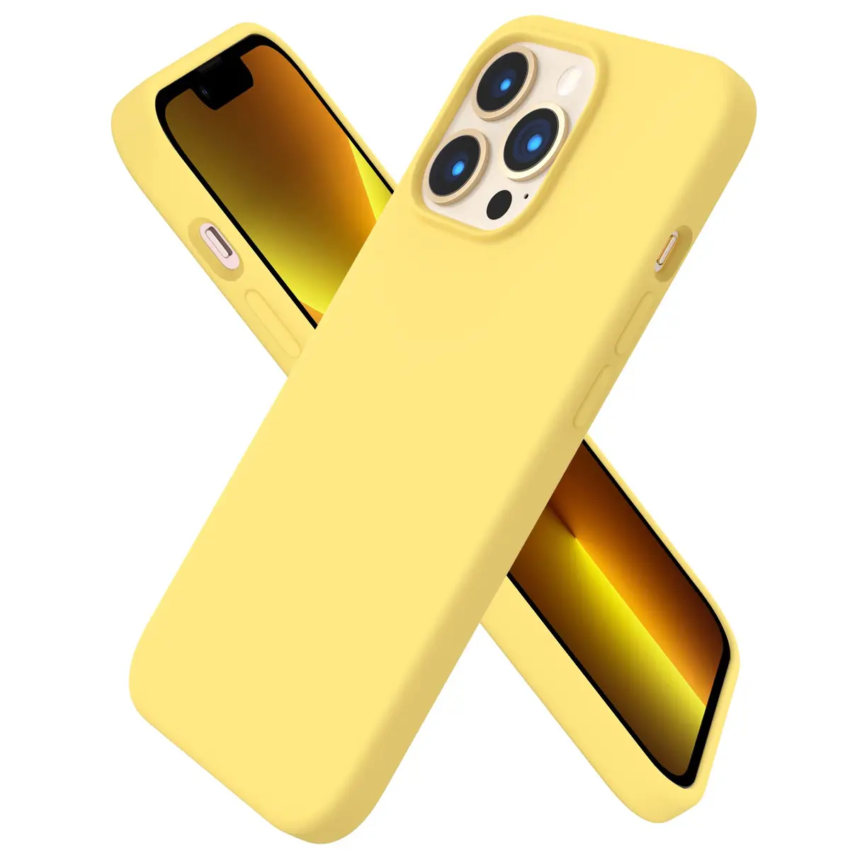 ORNARTO Liquid Silicone Case for iPhone 13 Pro 6.1-inch | Slim Fit, Smooth Touch - main product image