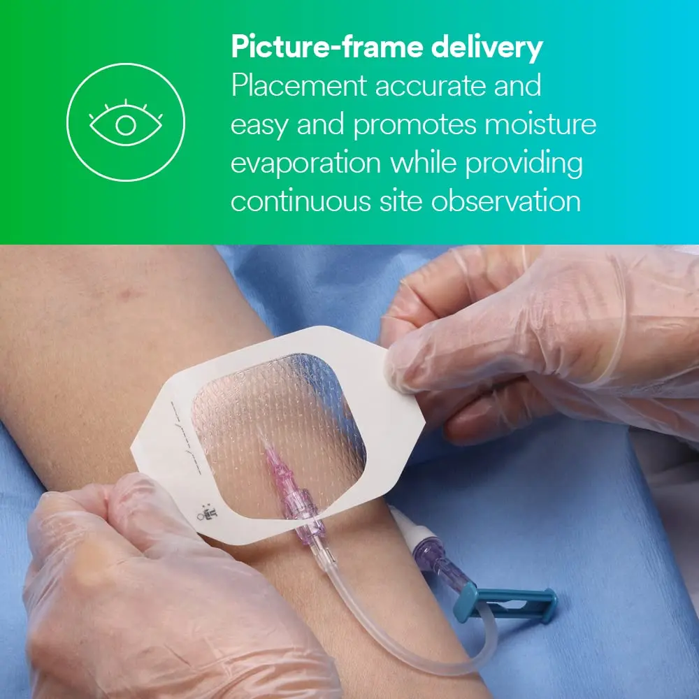 Tegaderm Diamond Pattern Film Dressing 1-3/4 in x 1-3/4 in | Waterproof, Breathable, Sterile - view 6