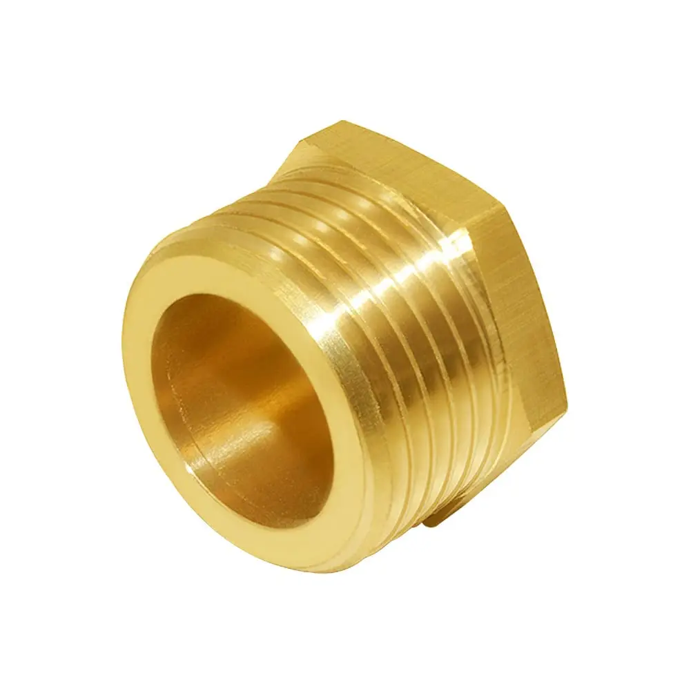 Joywayus Brass 3/4" GHT Male Garden Hose Plug | Durable Brass Water Port Blocker - view 5