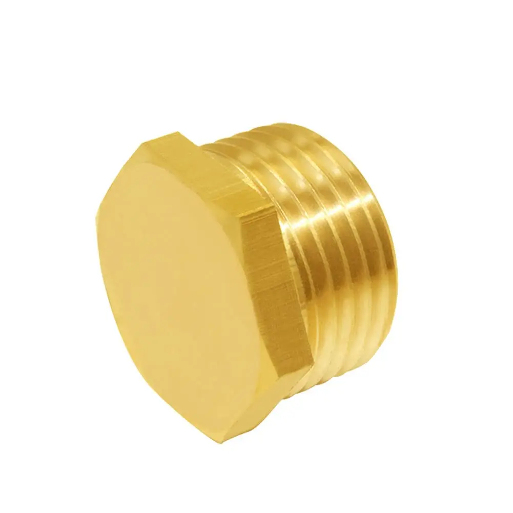 Joywayus Brass 3/4" GHT Male Garden Hose Plug | Durable Brass Water Port Blocker - view 6