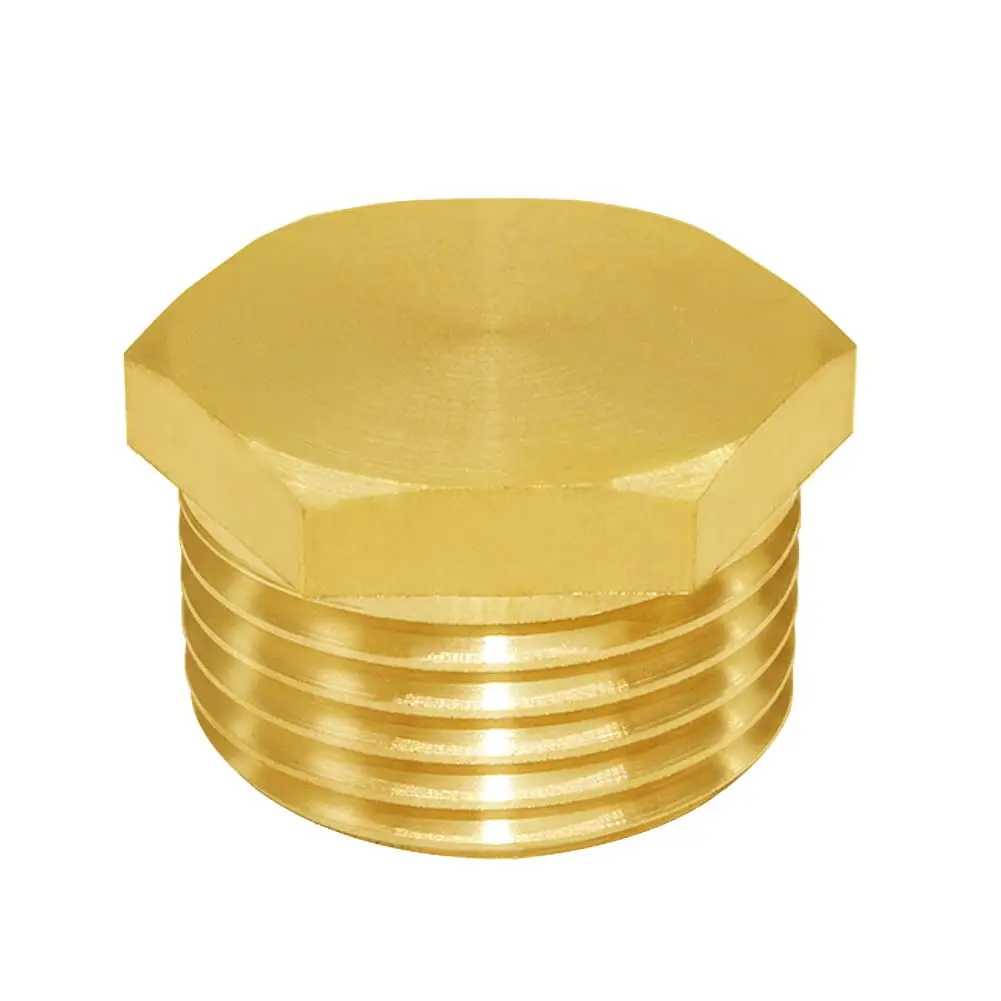 Joywayus Brass 3/4" GHT Male Garden Hose Plug | Durable Brass Water Port Blocker - view 7