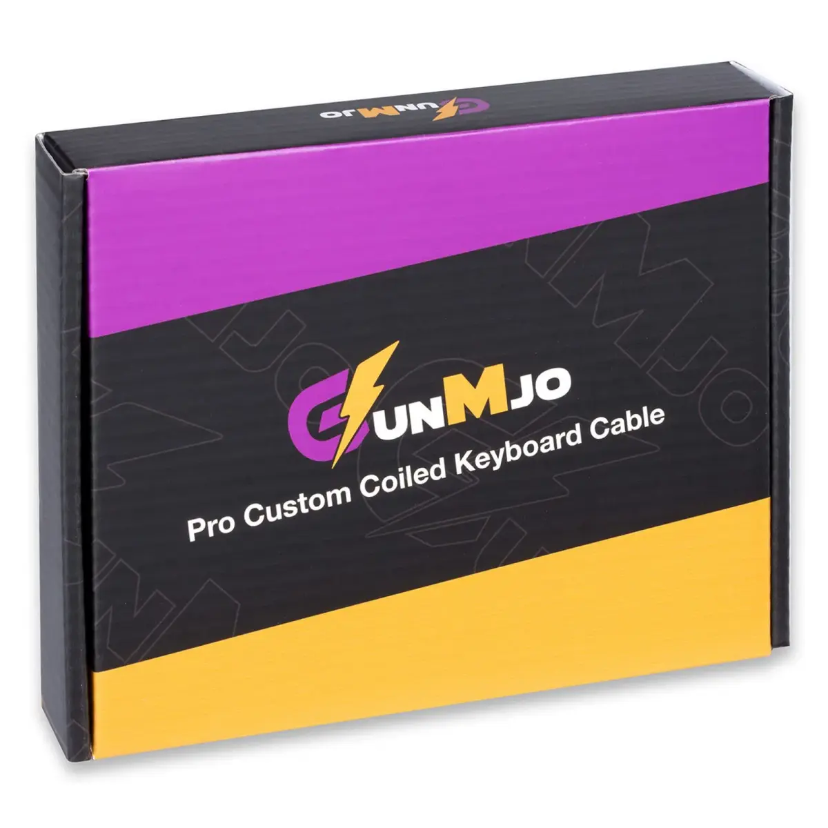 GUNMJO Pro Custom Coiled USB-C Cable 1.5m (5ft) | Double-Sleeved Mechanical Keyboard Cable with Metal Aviator - view 5