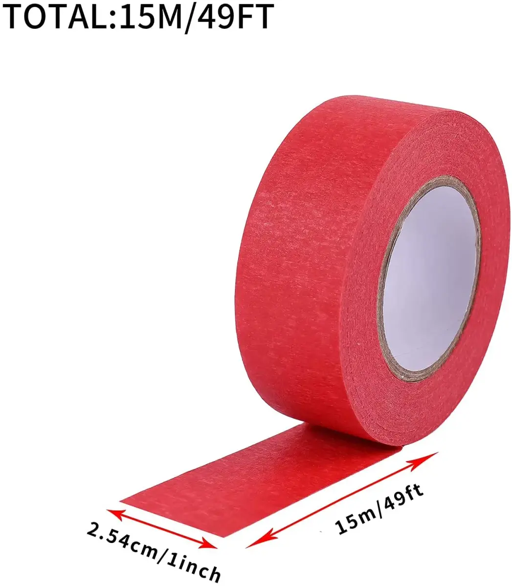 JONYEE Colorful Masking Tape Rolls, 12 Colors, 1 Inch x 16 Yards Each | Arts & Crafts, Labeling, DIY Decor - view 5