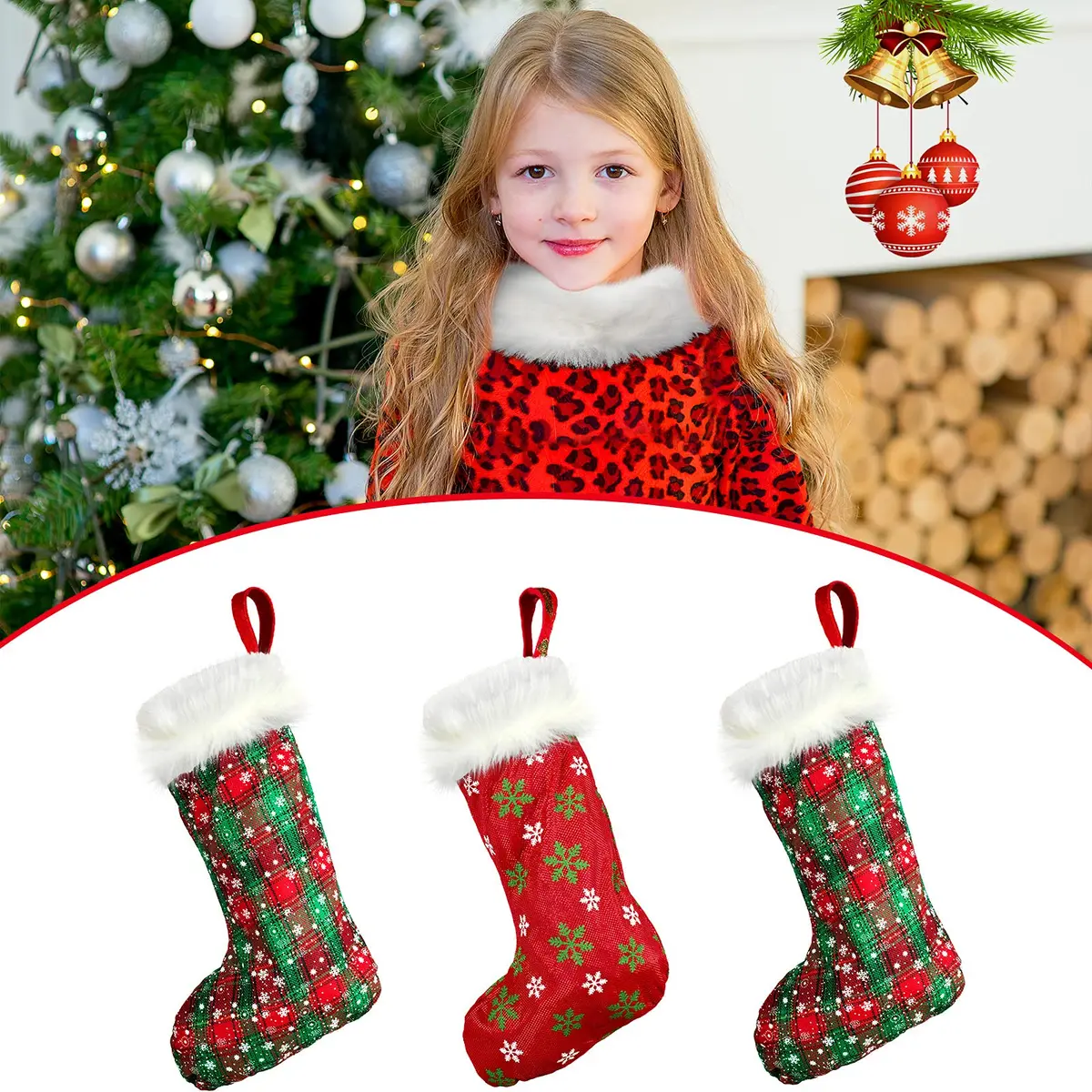 WILLBOND White Faux Fur Trim Ribbon 1.97in x 29.5ft | Fluffy Christmas Craft Decor - view 7