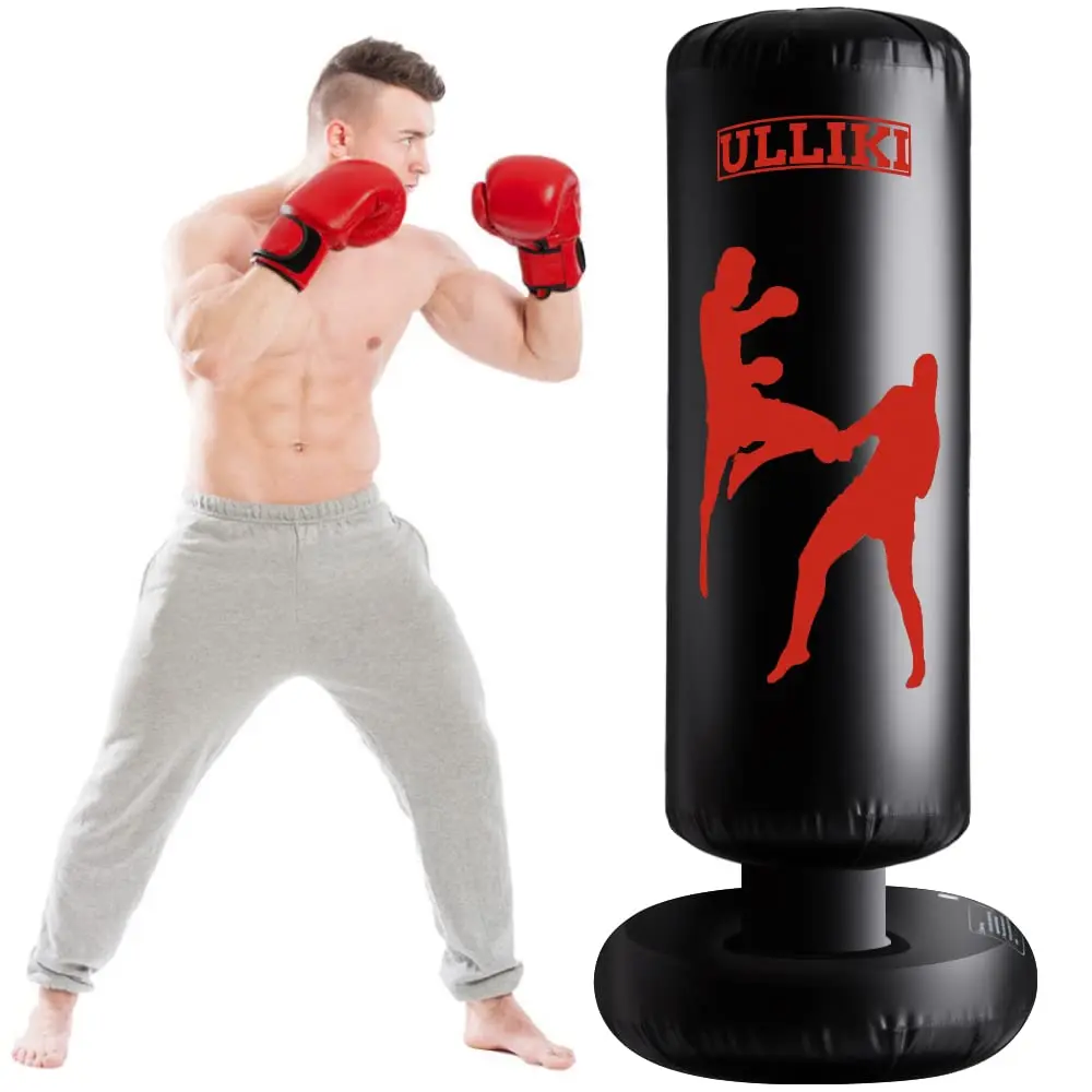 ULLIKI Freestanding Punching Bag for Adults 63" | Stress Relief & Family Fun - main product image