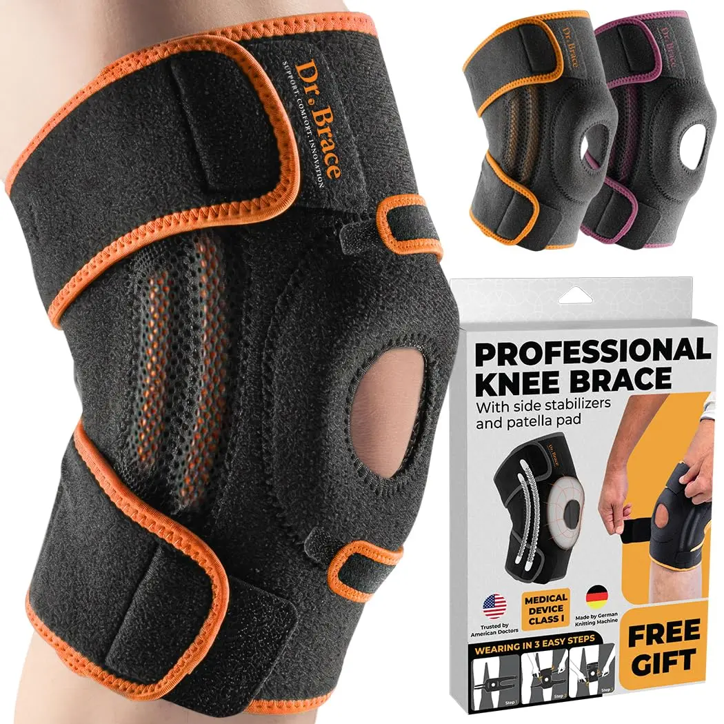 DR. BRACE ELITE Knee Brace with Side Stabilizers & Patella Gel Pads Small Mars | FDA Approved Orthopedic Brace for Pain Relief & Recovery - main product image