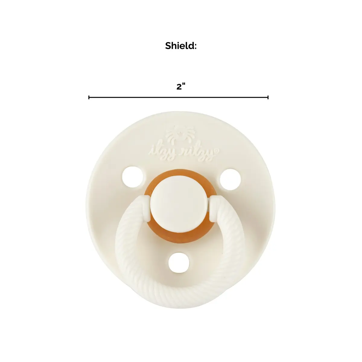 Itzy Ritzy Natural Rubber Pacifiers for 0–6 Mos | BPA-Free, Cherry-Shaped Nipple, Large Air Holes, Set of 2 - view 8